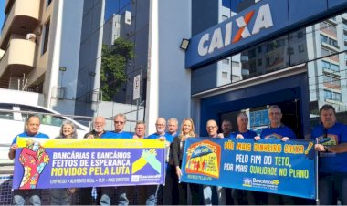 Dia Nacional de Mobilização leva defesa do Saúde Caixa e da Caixa pública às unidades de todo o país