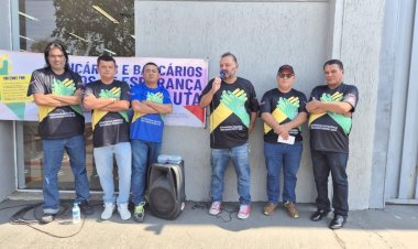 Bancários fecham agências em Rondonópolis e participam da paralisação nacional de 24 horas