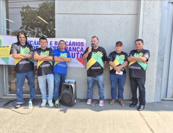 Bancários fecham agências em Rondonópolis e participam da paralisação nacional de 24 horas