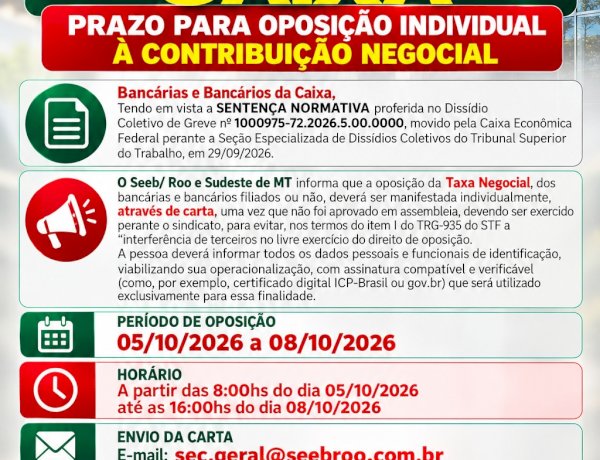 INFORMATIVO AOS BANCÁRIOS DA CAIXA ECONÔMICA FEDERAL