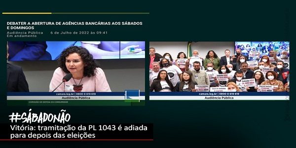 Categoria bancária consegue suspender debate sobre trabalho nos fins de semana