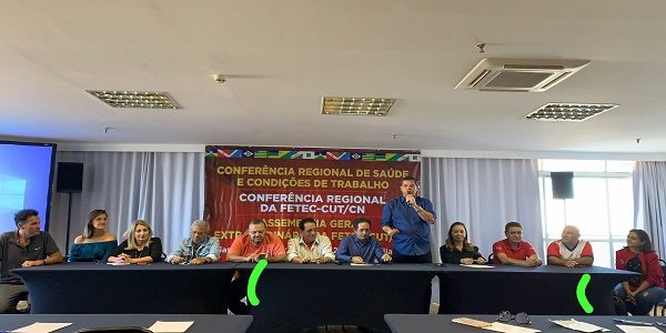 Começa em Brasília Conferência de Saúde e Condições de Trabalho da Fetec-CUT/CN. Assista ao vivo